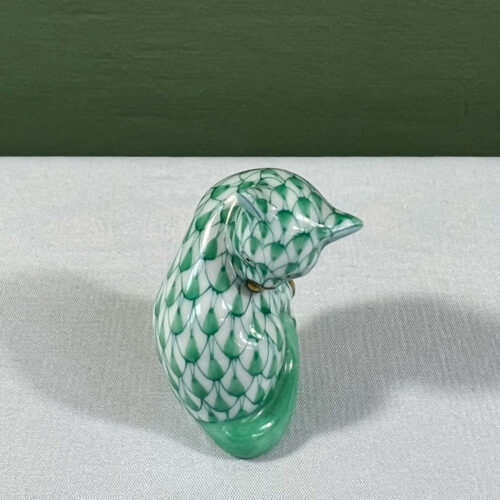 herend green kitten