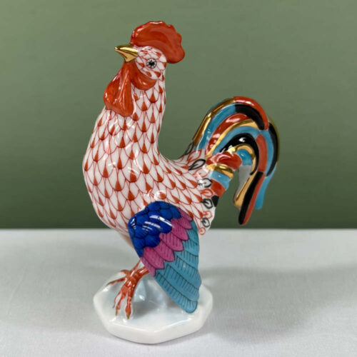 herend red cockerel