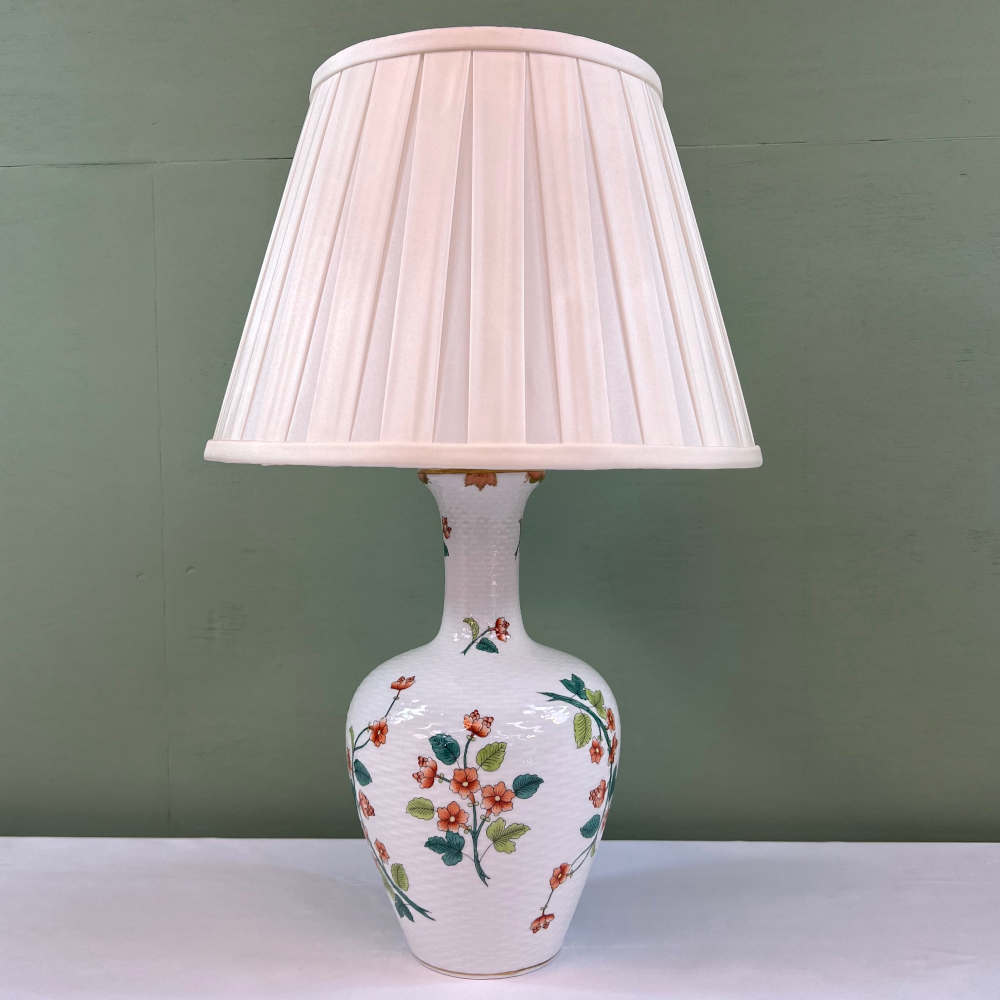 herend windsor flowers lamp
