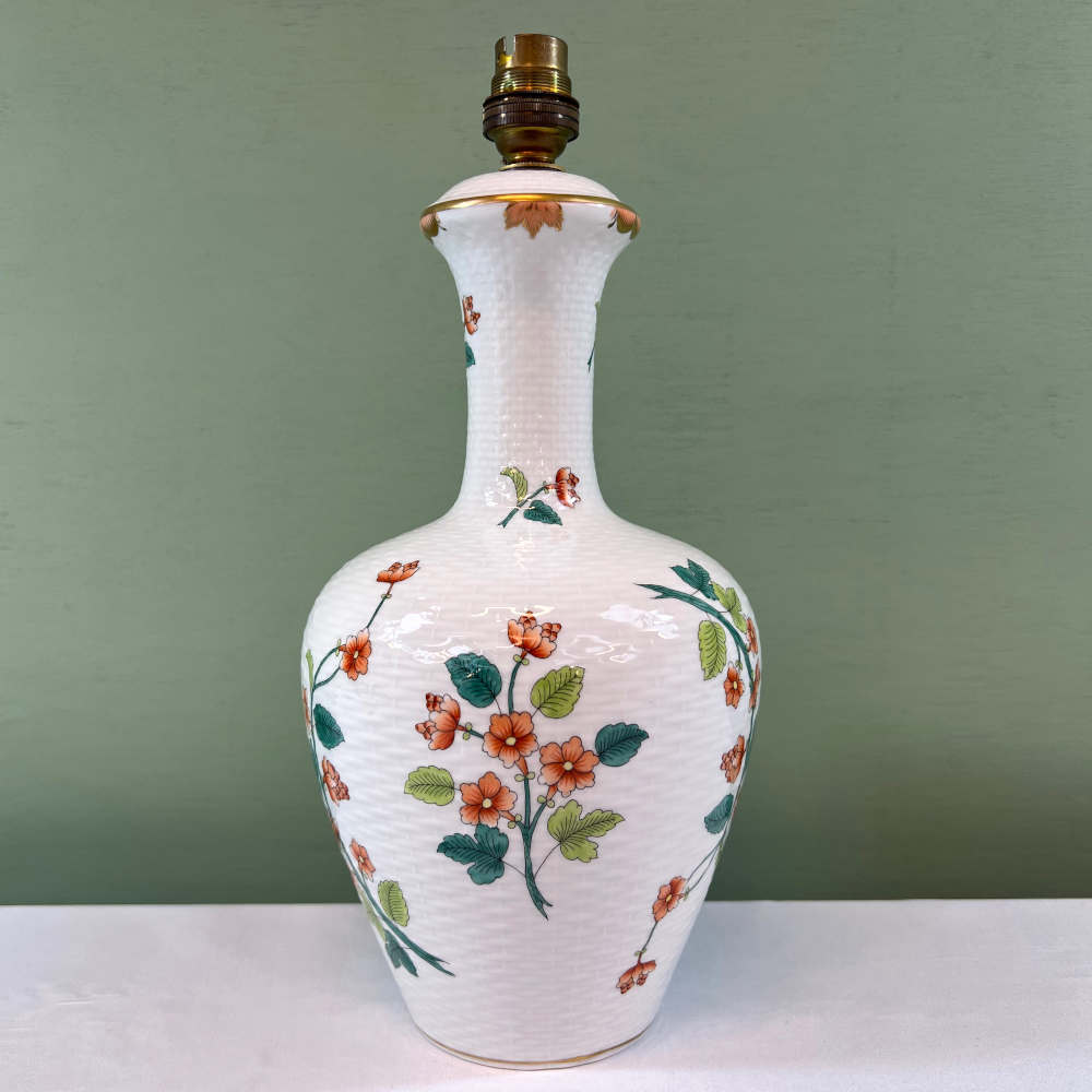 herend windsor flowers lamp