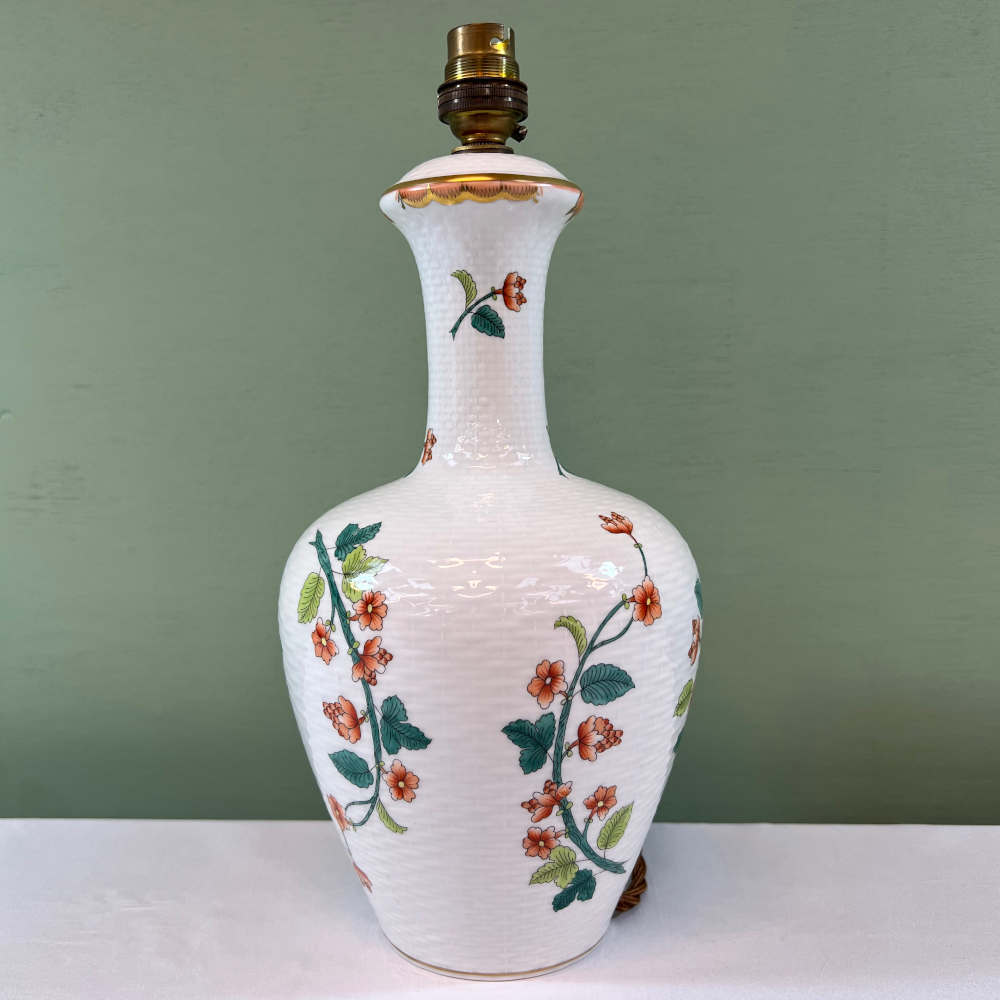 herend windsor flowers lamp