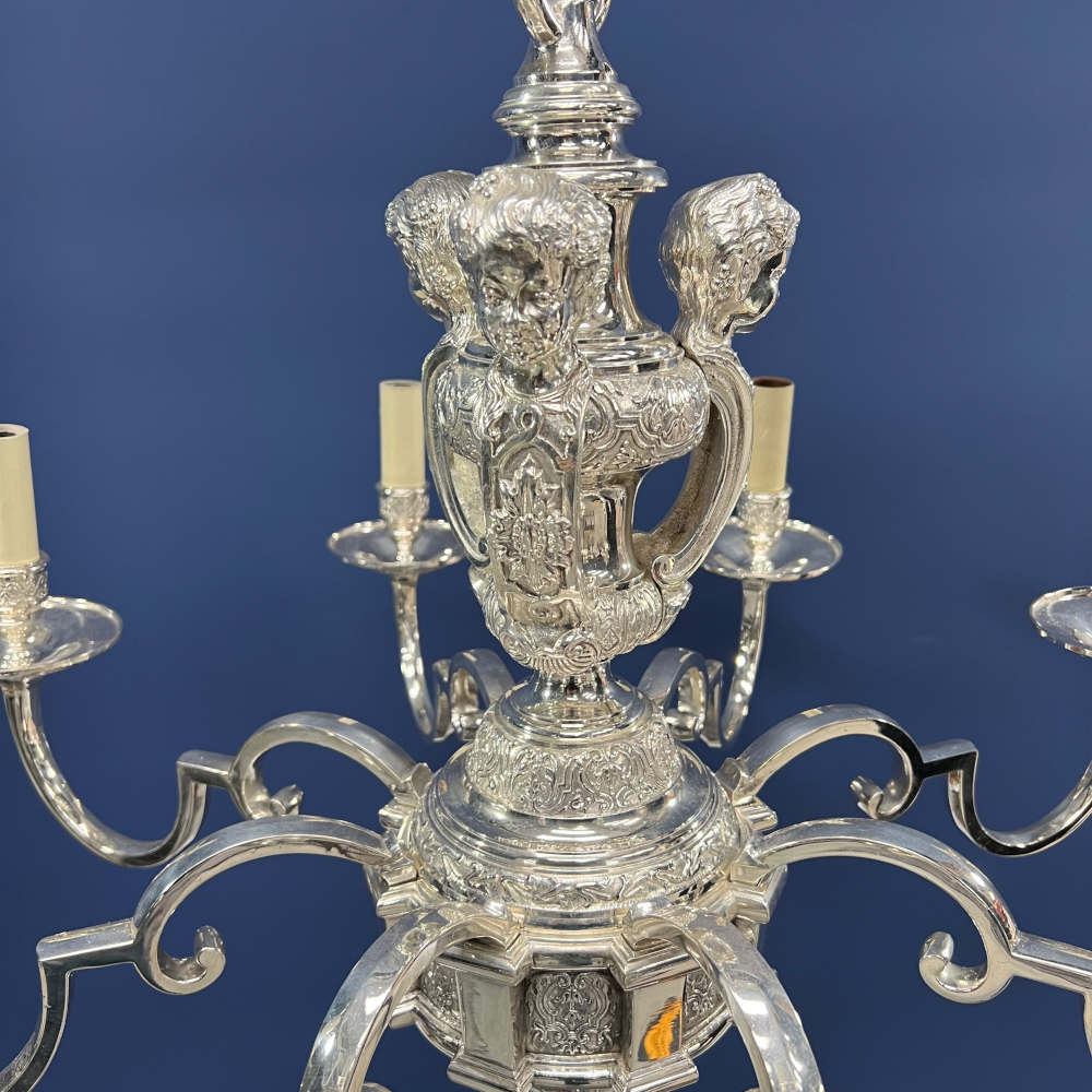 Silver Chandelier - Image 2