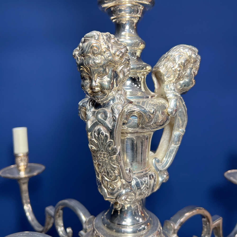 Silver Chandelier - Image 2
