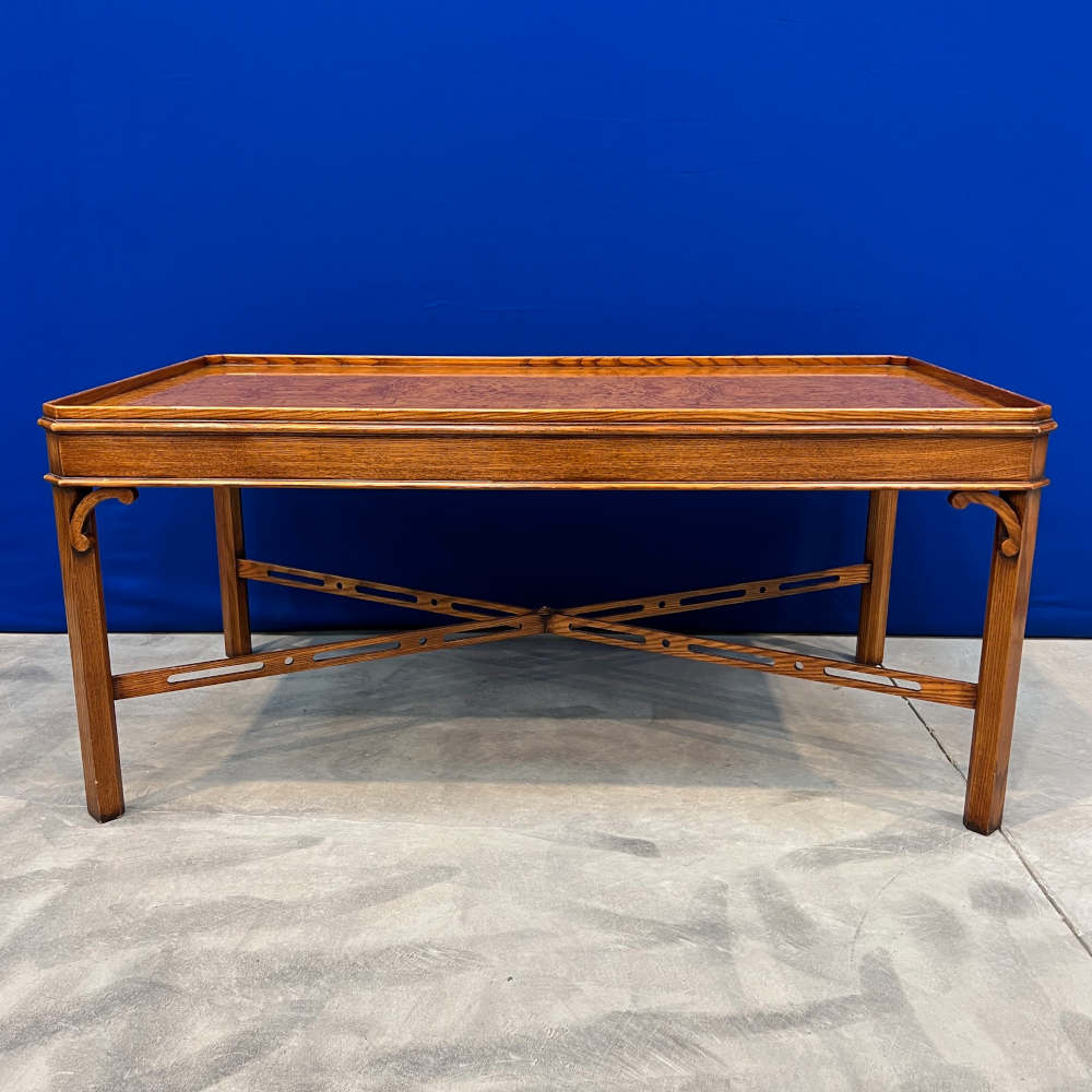 burr oak coffee table