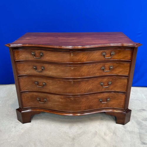 serpentine chest of drawers