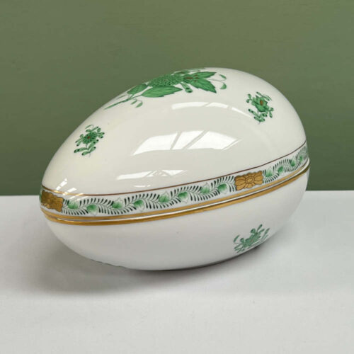 herend apponyi green egg