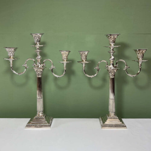 mappin and webb silver candelabra