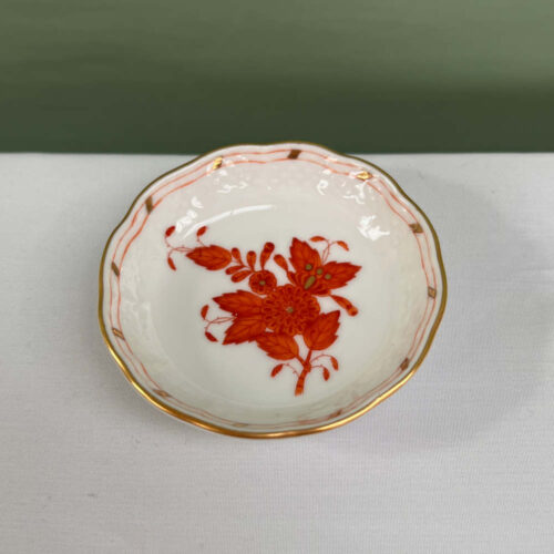 herend orange pin dish