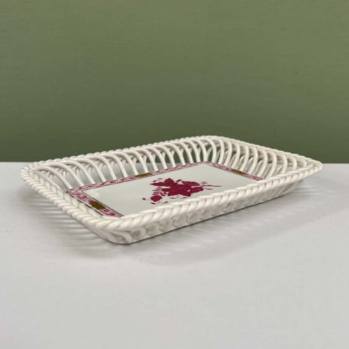 Herend pink dish