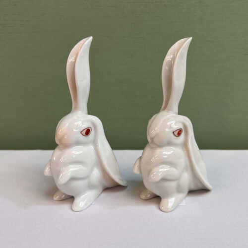herend white rabbit
