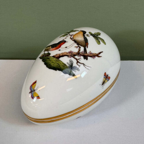 herend lidded egg