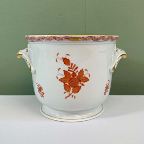 herend apponyi orange cachepot