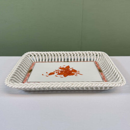 herend apponyi orange dish