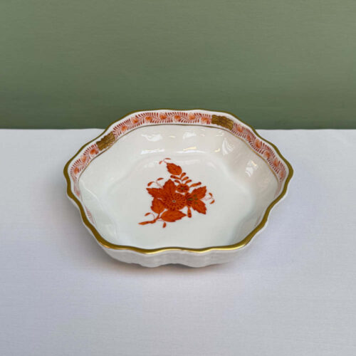 herend apponyi orange pin dish