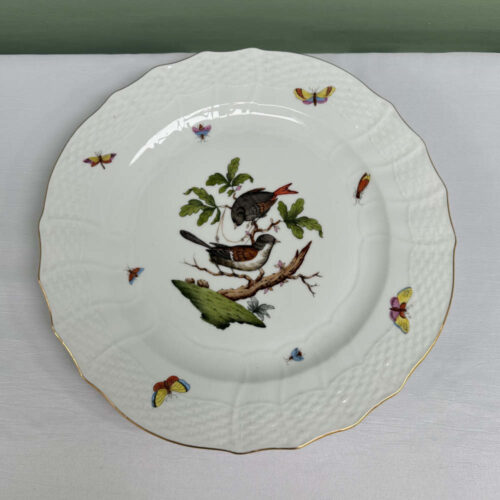 herend rothschild bird plate