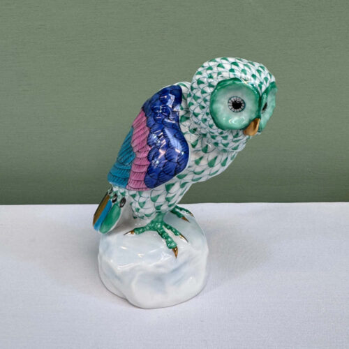 herend green owl