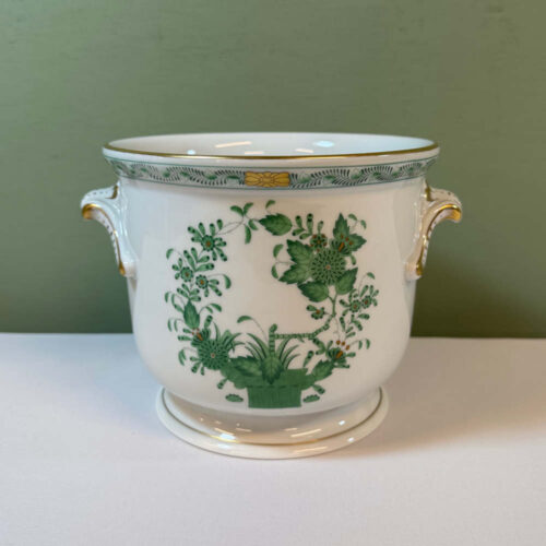 green cachepot