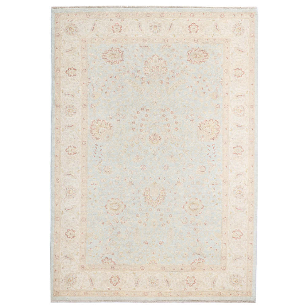 blue ziegler design rug