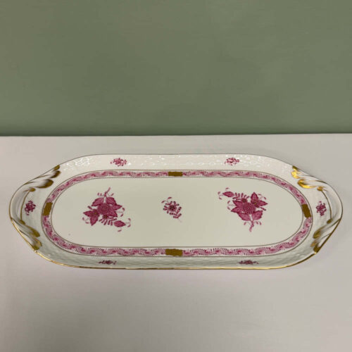 herend pink apponyi tray